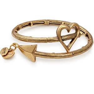 Alex and Ani Cupid's Arrow Wrap Bracelet Gold